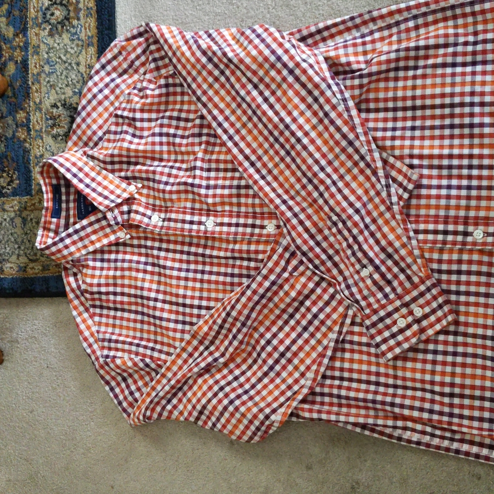 Saddlebred checked long sleeve shirt